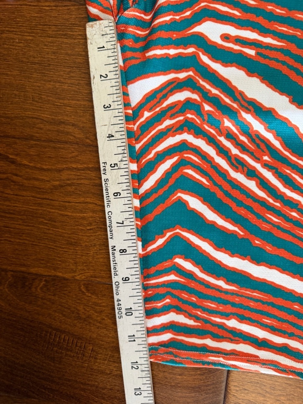 Vtg Bike Zubaz Shorts Men’s Large Miami Dolphins Zebra Striped USA EUC - Picture 5 of 6